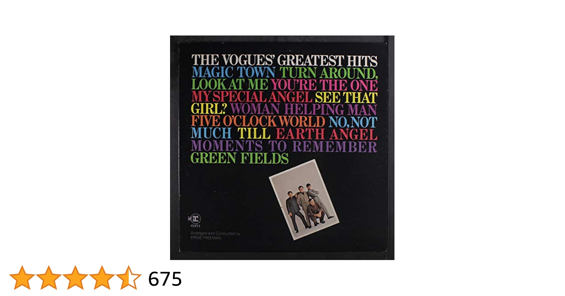 洋楽 THE VOGUES GREATEST HITS A1MO0e3etpL._UF1000,1000_QL80_.jpg